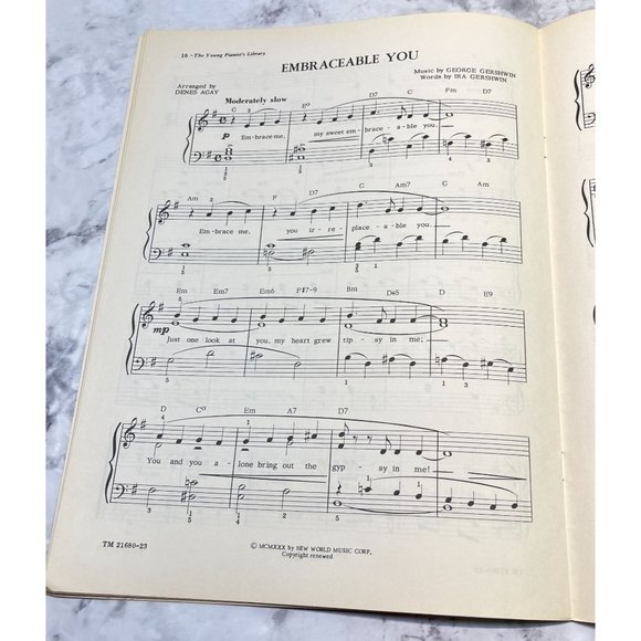 Broadway Classics Piano Songbook Sheet Music Vol A Denes Agay 1960 12 Songs - Picture 5 of 6